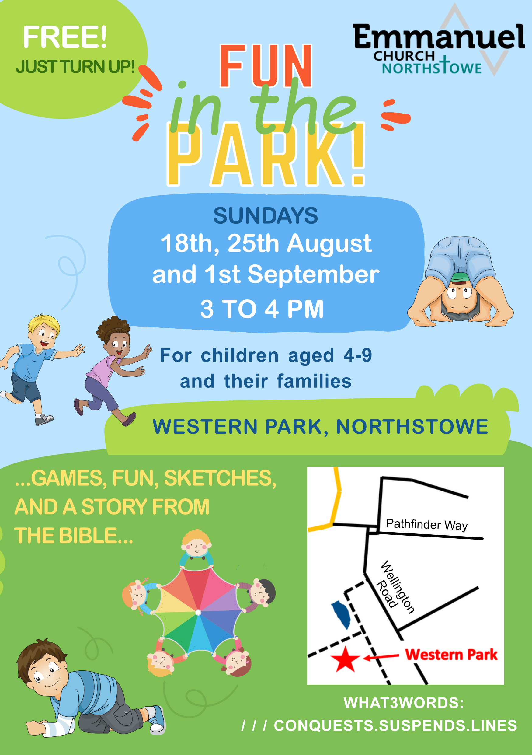 Mikes Fun in the Park Flyer A5