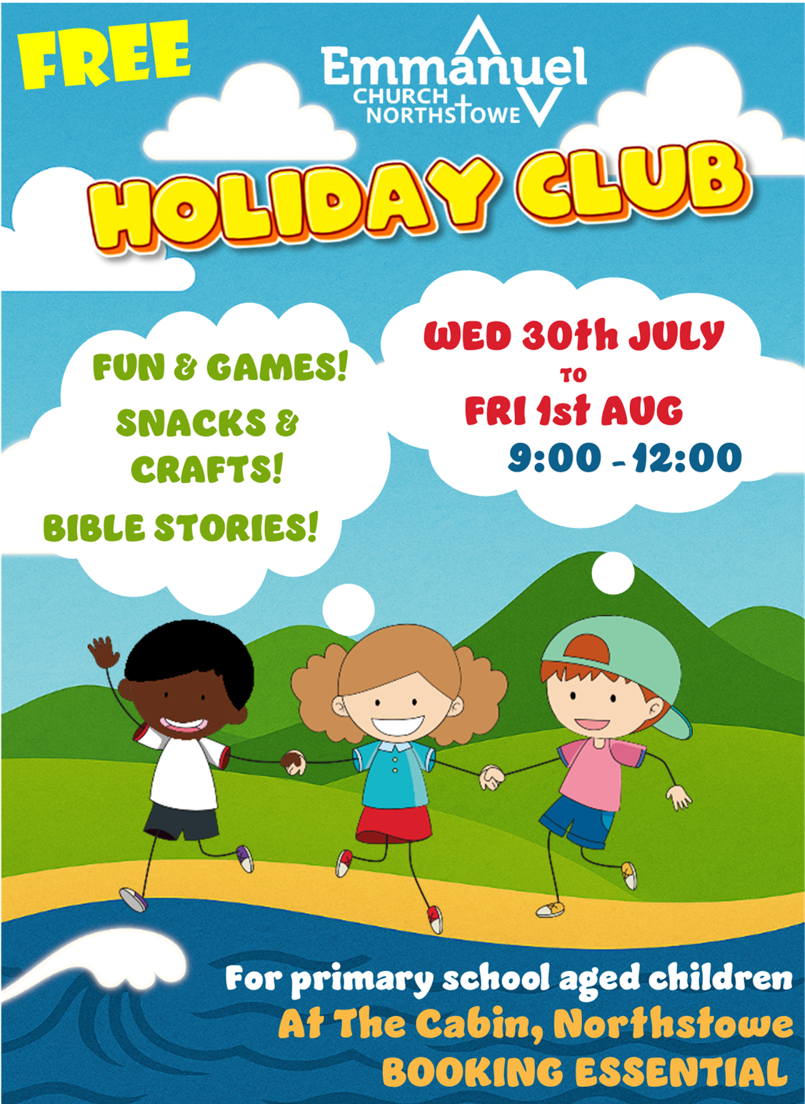 holiday club poster for websit