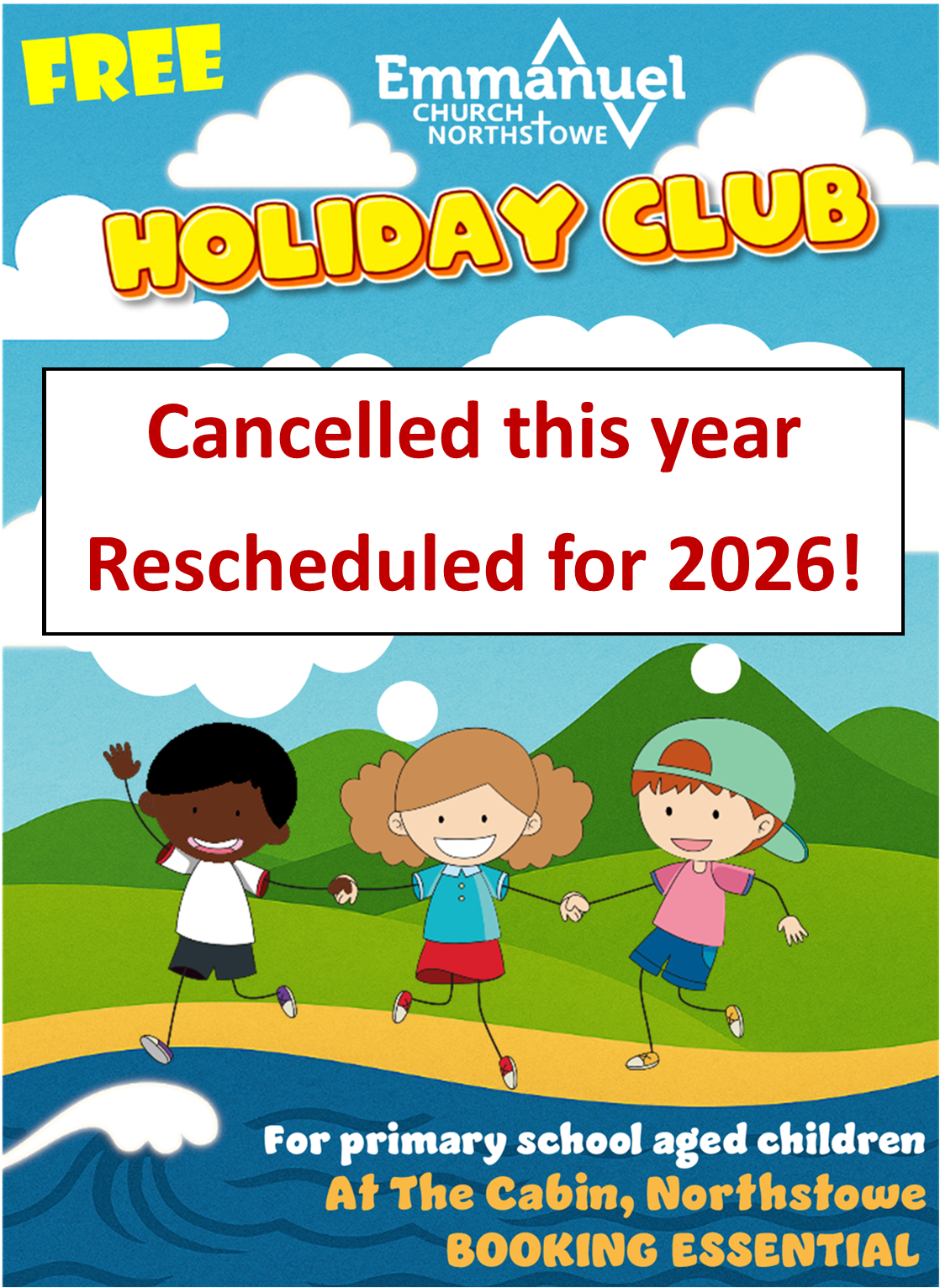 holiday club cancelled graphic